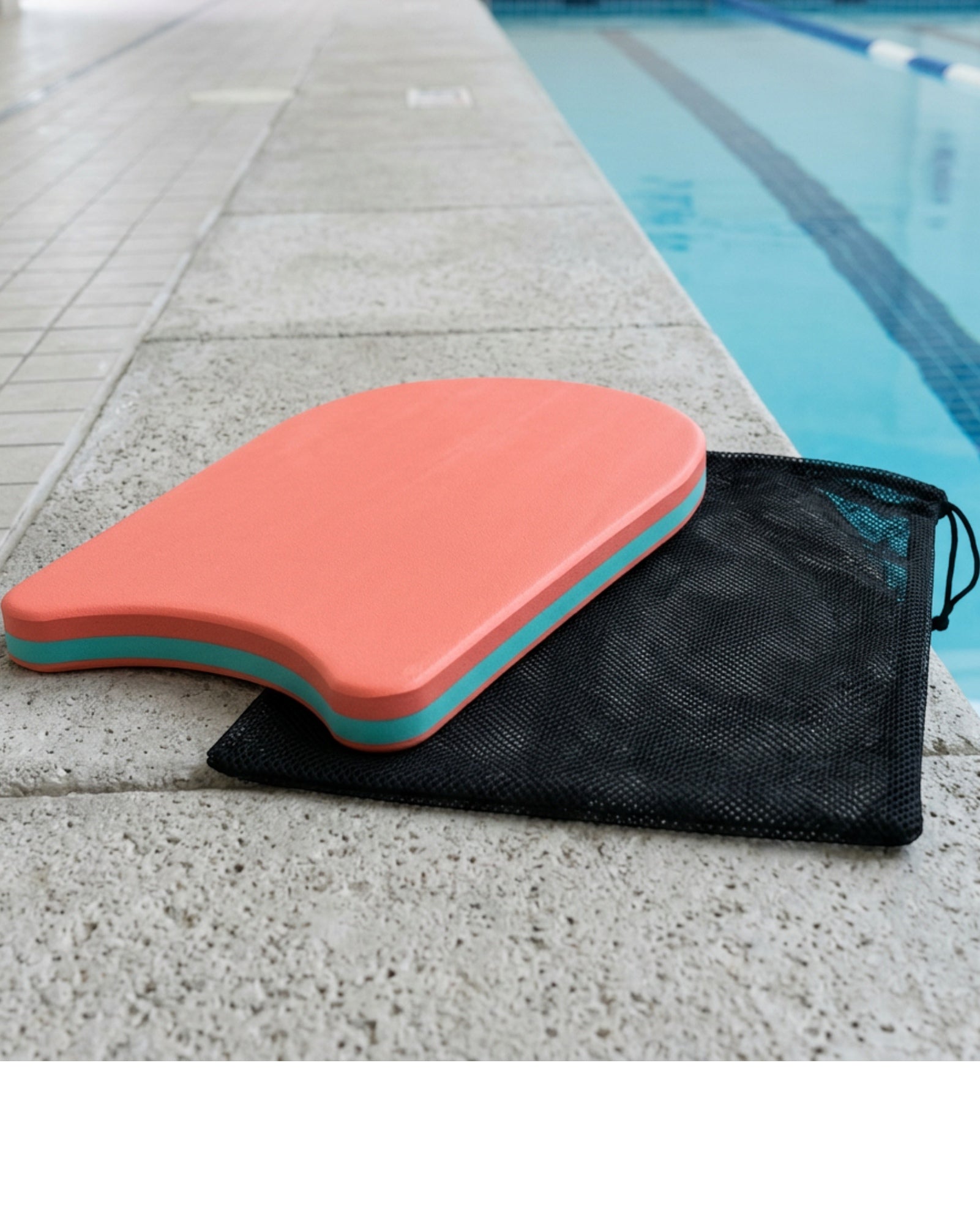 Fbktv Crescent EVA Swimming Kickboard 45 cm Coral - Lifestyle view